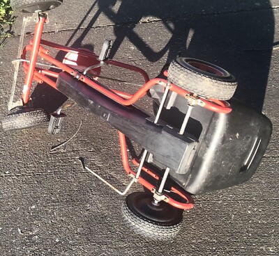 ORIGINAL RED KETTLER KETTCAR KIDS PEDAL RACE CAR - MADE IN