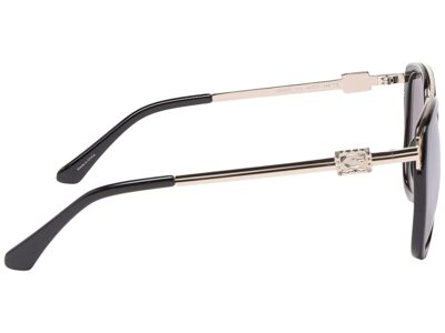 Guess GF6061 01U Black Mirrored Rectangle Metal Sunglasses  display picture 2