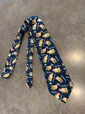 SpongeBob Neck Tie 2002 Nickelodeon Viacom International 57”x4”