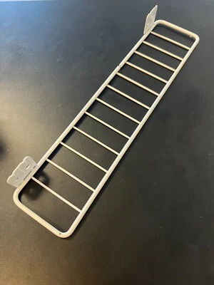 14"D METAL SHELVES LOT OF 10, 20, 30,50 (white) Wire Fence Shelve / Divider 3"H x 13"L Free Shippin