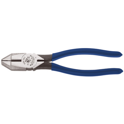 Klein Tools D201-7NE Lineman's Pliers, New England Nose, 7'' Side Cutting