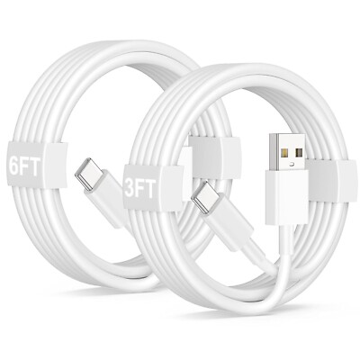 Car Carplay Cable for iPhone 16/15,for Apple 3ft 2Pack USB A to USB C Charging