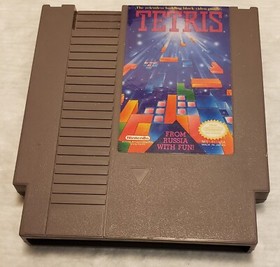Tetris de colecci&oacute;n para consola de sistema Nintendo NES original 