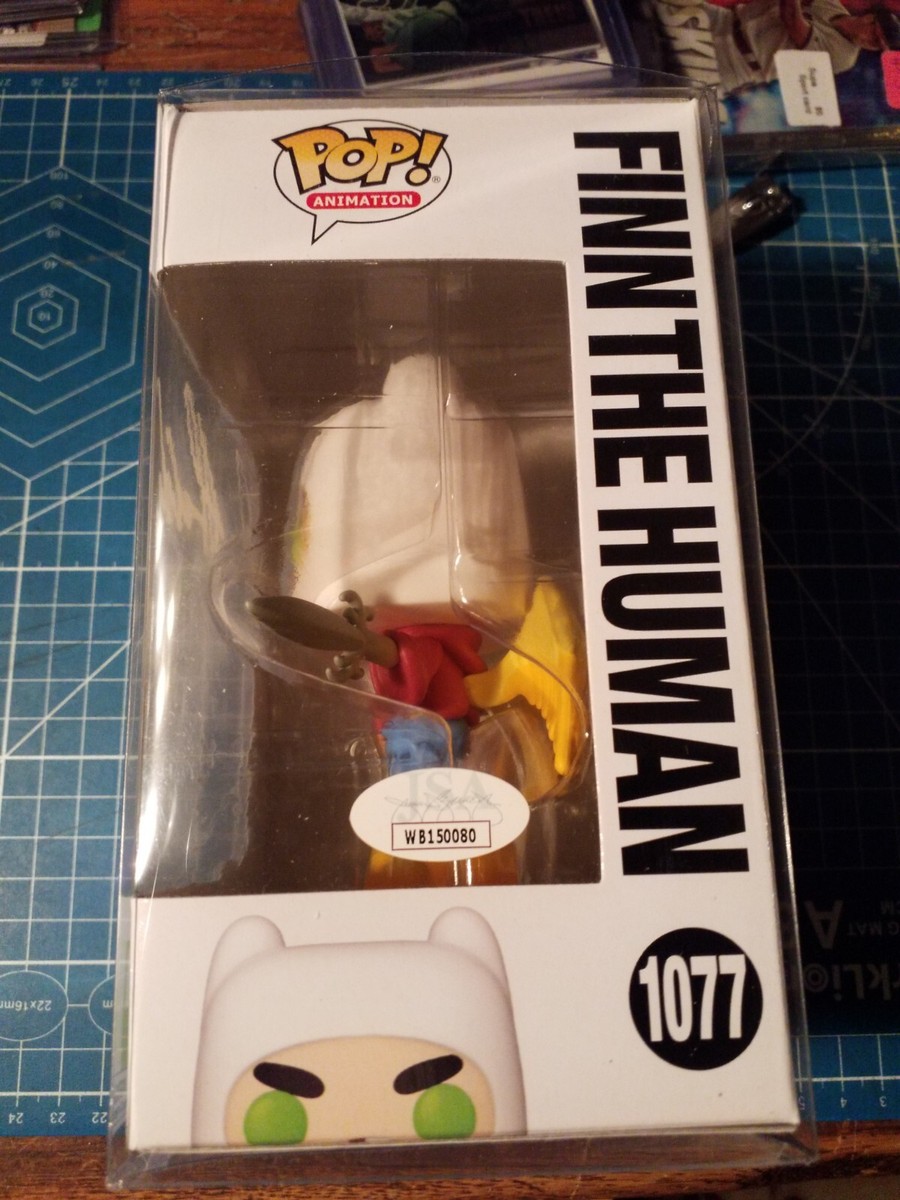 Funko Pop Adventure Time Finn the Human 1077 Signed Jeremy Shada