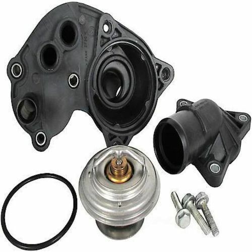 Engine Coolant Thermostat/Water Outlet Assembly-Integrated Thermostat Housing for sale online 