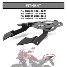 Motorcycle Rear Luggage Rack Cargo Carrier For Honda CB500X CB400X CB500R