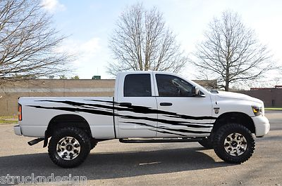 #ad #ad 188quot; x 32quot; Side Splash Marks Rip Stripes Vinyl Decal Car Van Truck Vehicle Mud $404.79