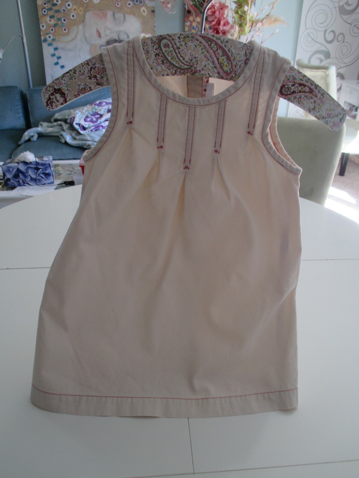 Janie and Jack Cream Jumper Dress Skirt Girls Size 1824 Months eBay