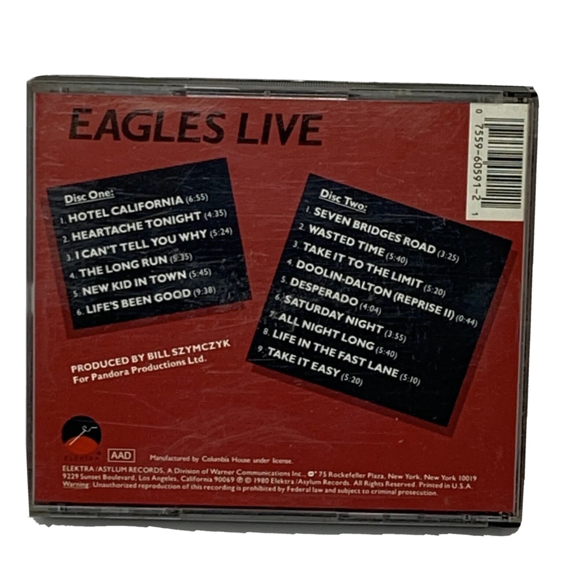 2CD！EAGLES/ LIVE CALIFORNIA/ 1980 EAGLES - LIVE IN CALIFORNIA 1980 - JAPAN 2CD, SEALED | eBay