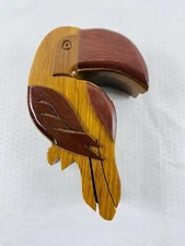 Toucan - Wood Puzzle Box - Jewelry Box - 4 Pieces