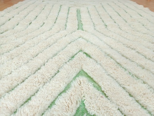 Moroccan handmade rug Beni Ourain rug Berber wool rug Moroccan decor rug CustomR - Picture 9 of 16