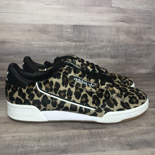 adidas continental leopard print