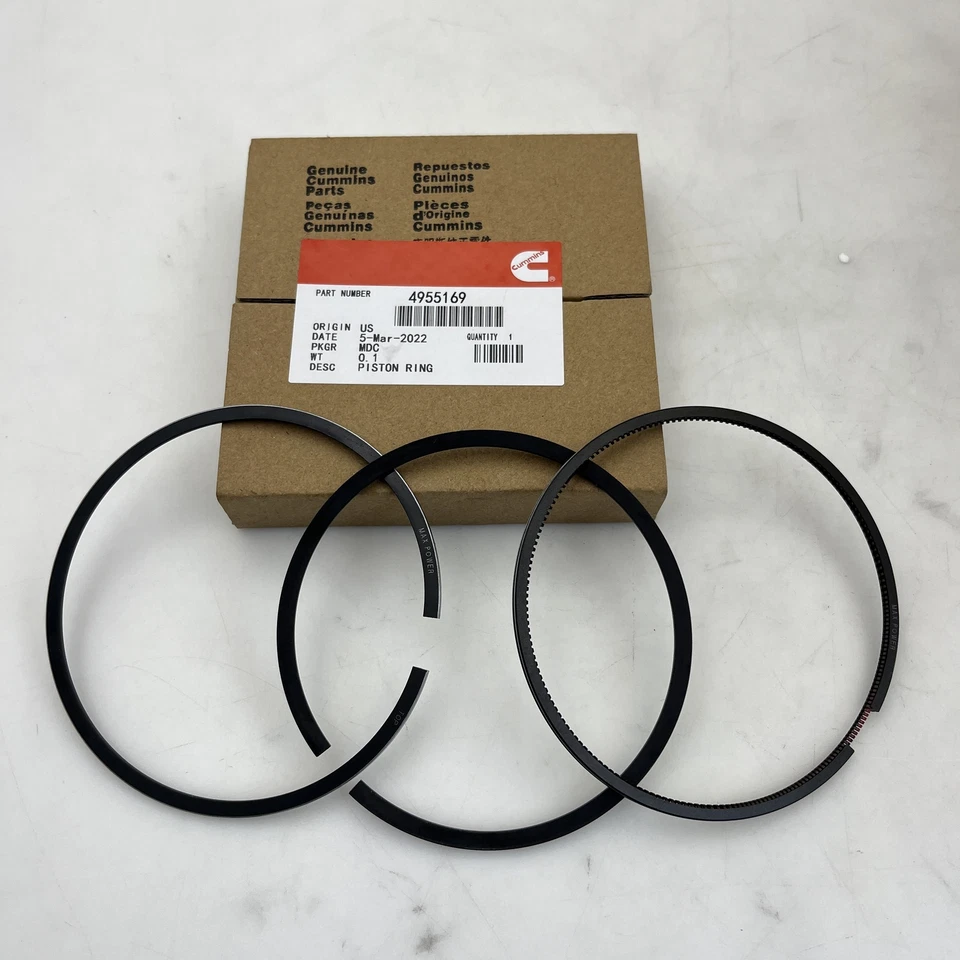 1 set Piston & Piston Rings STD for Dodge Ram 6.7L Cummins Diesel 07-19 4955520 - Image 3 of 4