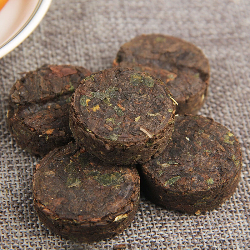 Мини-торт Yunnan Sticky Rice Pu Erh Tea (Nuo Mi Xiang Cha) Ripe Pu'er Puer 500 г - Изображение 3 из 4