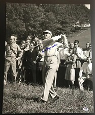 Byron Nelson Signed Photo 16x20 PSA/DNA No Card Inscribed Lord Masters Golf HOF