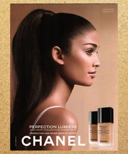 Chanel Nordstrom Perfection Lumiere Makeup -Magazine Print Ads Ephemera Art 2011