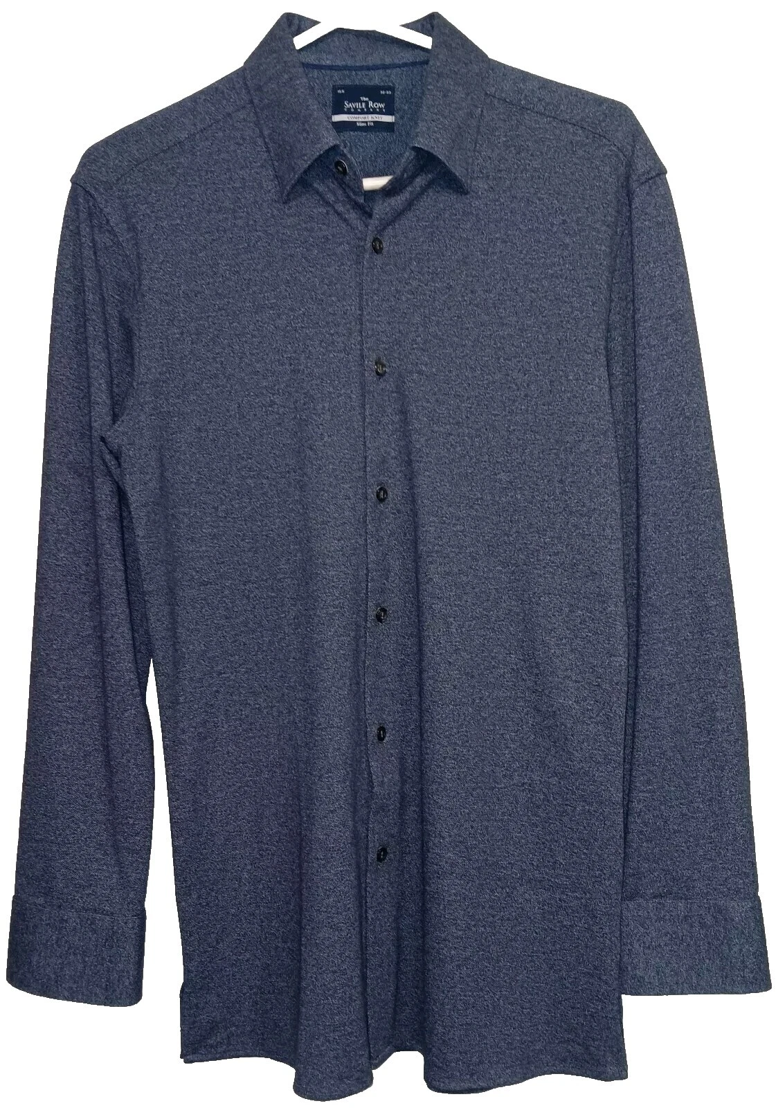 Savile Row Cotton Blend Solid Dress Shirts for Men