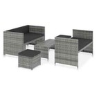 Polyrattan Garten möbel Gartenset Lounge Garnitur Set Sitz gruppe Rattanmöbel DE