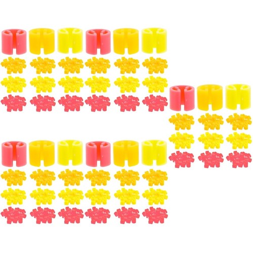 5 Count Clothing Hanger Size Marker Clothes Blank Tag Buckle Coding eBay