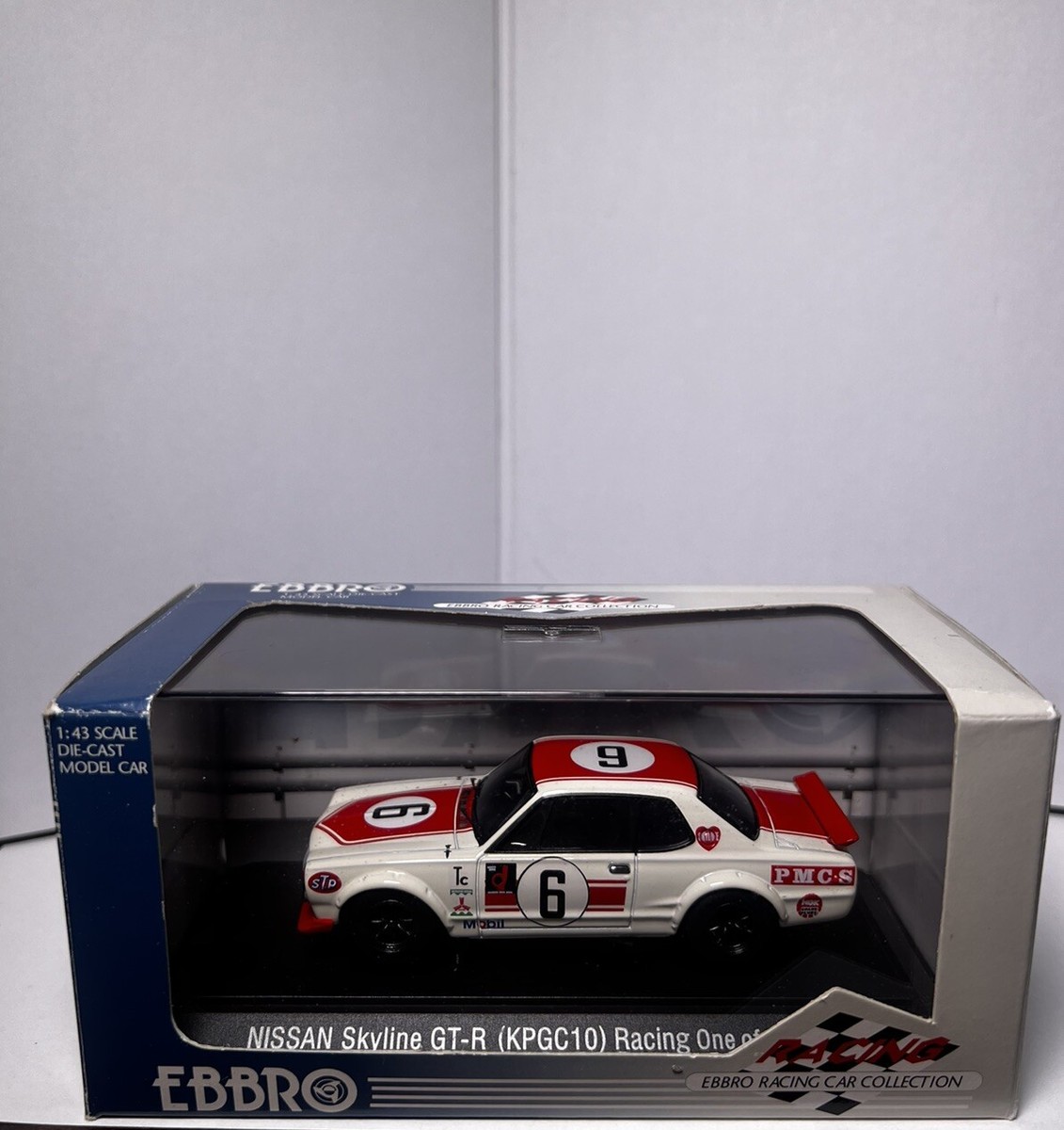 EBBRO エブロ 1/43 ニッサン　スカイラインGT-R KPGC10 EBBRO 1:43 Nissan Skyline GTR KPGC10 GT Racing Number 6 RED (1 Of
