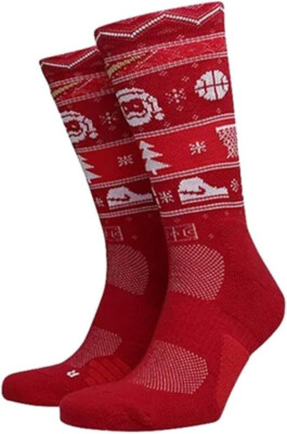 Nike Elite Christmas Xmas Basketball Herren Socken SX7866-687 DRI-FIT Neu 34-38