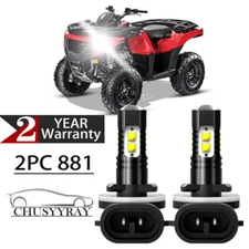for Arctic Cat DVX 400 2004-2008 881 Xenon HID Hyper 6K Headlight Bulbs Lights