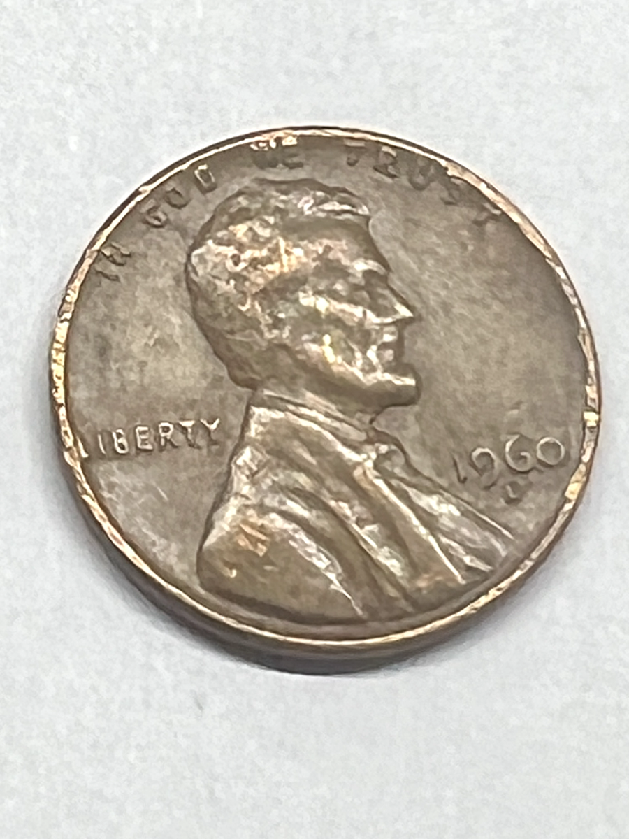 1960 Penny With D Mint Mark And Liberty Error | eBay
