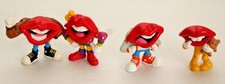 Vintage Tang Applause General Foods Big Mouth Lips Figures Lot of 4