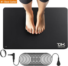 Grounding Mat for Feet - Earthing Pad Kit Earth Ground Therapy for Improved Slee