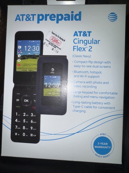 Smartphone AT&T Prepago Cingular Flex 2 (4GB) PREPAGO - Clásico Azul Marino