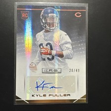 KYLE FULLER 2014 PANINI ROOKIES AND STARS LONGEVITY GOLD AUTO RC /49 .