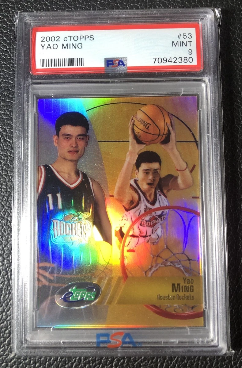 Topps Yao Ming Basketball Rookie Sports Trading Cards 