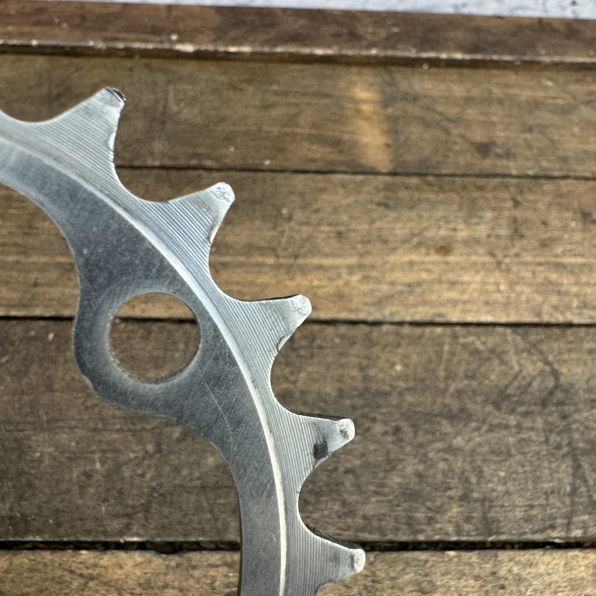 Vintage Onza Buzzsaw 24T Chainring 74 BCD 5-Arm Stainless Steel