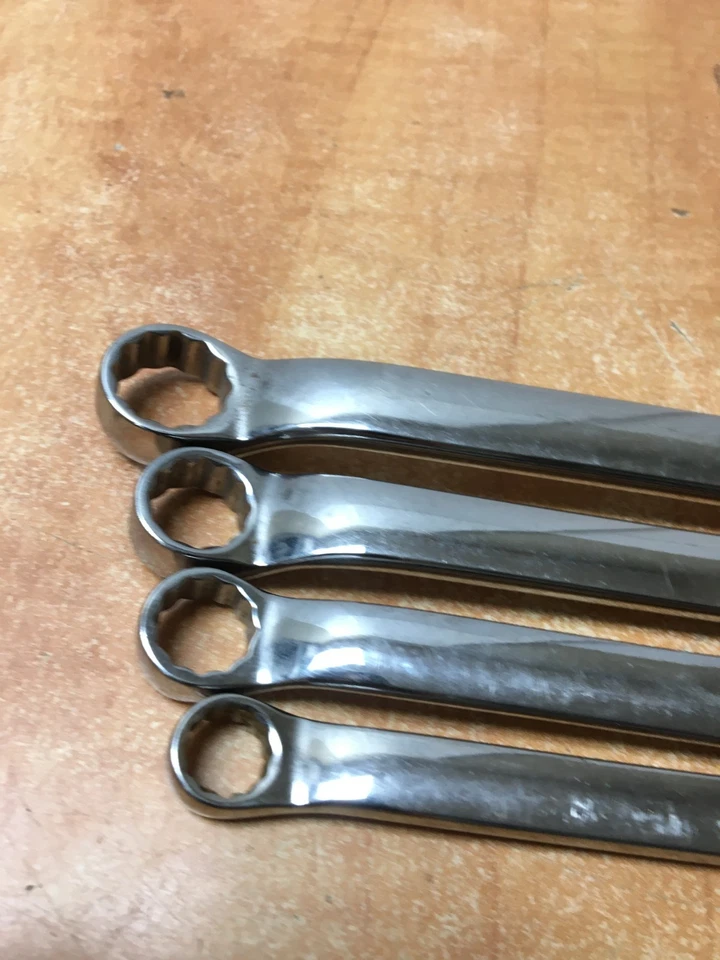 Snap-on Tools 4pc Metric 12pt Flank Dr 10° Offset Box Wrench Set 10-16mm 18mm - Image 2 of 4