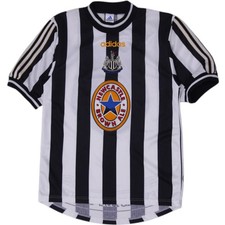 Vintage Adidas Newcastle United 1997 1999 Home Soccer Shearer 9 Jersey S