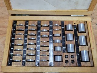 SET OF GAGE WEAR BLOCKS ROUND .101 1 "
