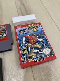 Dash Galaxy in Alien Asylum NES Nintendo Box Sleeve And Cartridge