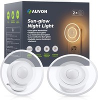 Sun Glow Nachtlicht Steckdose Mit Bewegungssensor, 2 StüCk WarmweißEs Led