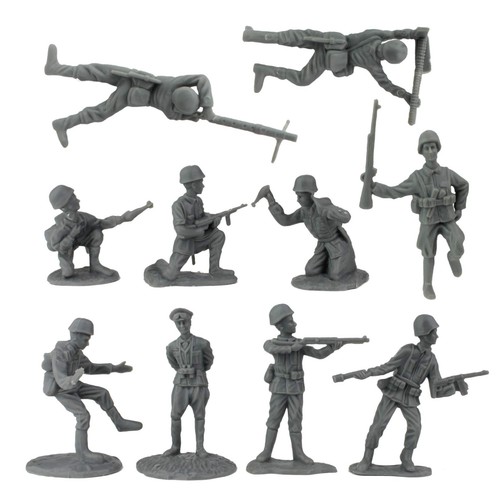 BMC WW2 D-Day Tank Battle - 36 Teile Plastik Armee Männer Spielset - Bild 6 von 9