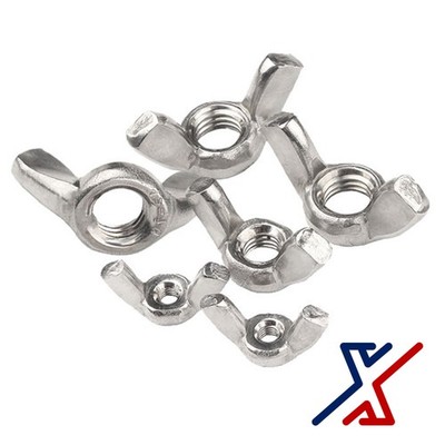 7/16''-14 Zinc Plated Wing Nuts / Butterfly Nuts by X1 Tools