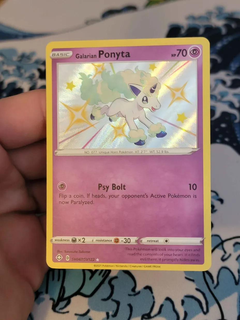 Galarian Ponyta SV047/SV122 Shining Fates: Shiny Vault Holo NM-