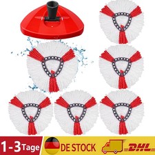 3/6 Ersatz Wischbezug für Vileda Turbo Wischmop Easy Wring Clean Moppkopf Mop