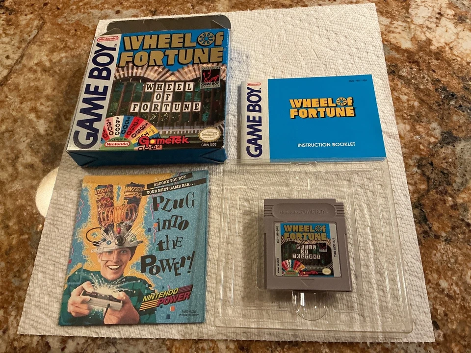 Wheel of Fortune Nintendo Game Boy 1990 GameTek Puzzle TV Show Cartridge VTG GB - Image 3 of 3