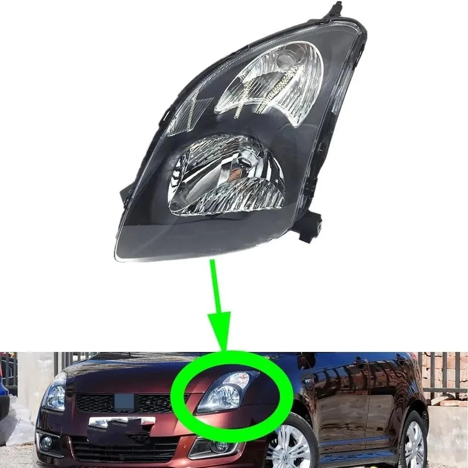 1 Pair 2PCS Headlight driving lamp DRL running light For Suzuki Swift 2005-2013 - Image 2 of 4