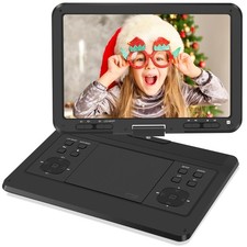 16.9'' Portable DVD Player with 14.1 HD Large Swivel Screen, DVD Player Port...