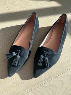 Pretty Ballerina Gr.40 in Blau wenig getragen spitze Form