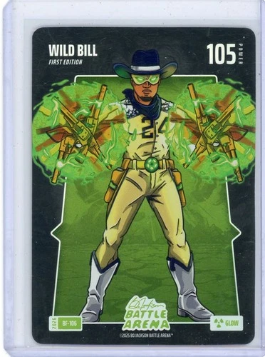 Bo Jackson Battle Arena ‘Wild Bill’ William Contreras Glow Battlefoil #BF-106!