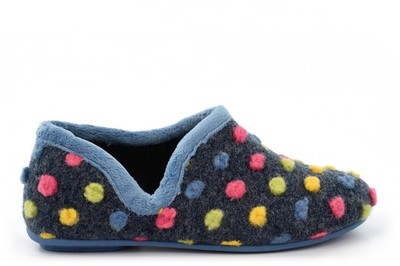 Damen Hausschuhe Damenpantoffeln Teppichpantoffeln Slipper Strickobermaterial