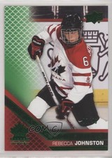 2022 Upper Deck Team Canada Juniors Electric Green 7/49 Rebecca Johnston 1o9l
