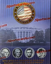 2025 POTUS A WORD FROM THE PRESIDENT,  FACTORY SEALED BOX-ONE CARD PER BOX!